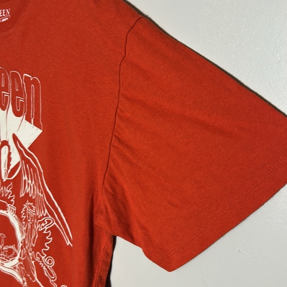 QUEEN Band Official Merchandise Tee Shirt Adult Size Medium Orange Graphic Rock - Picture 5 of 9